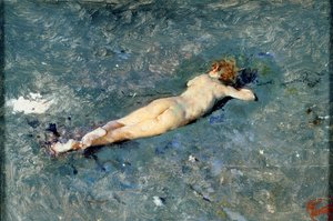 A Nude on the Beach at Portici